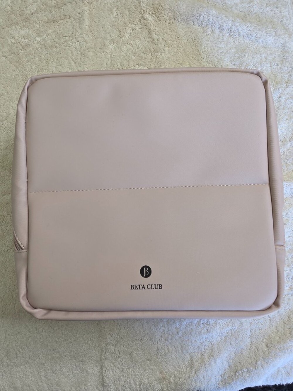 Beta Club Large Travel Makeup Bag Magnetic Fold Down Pink
